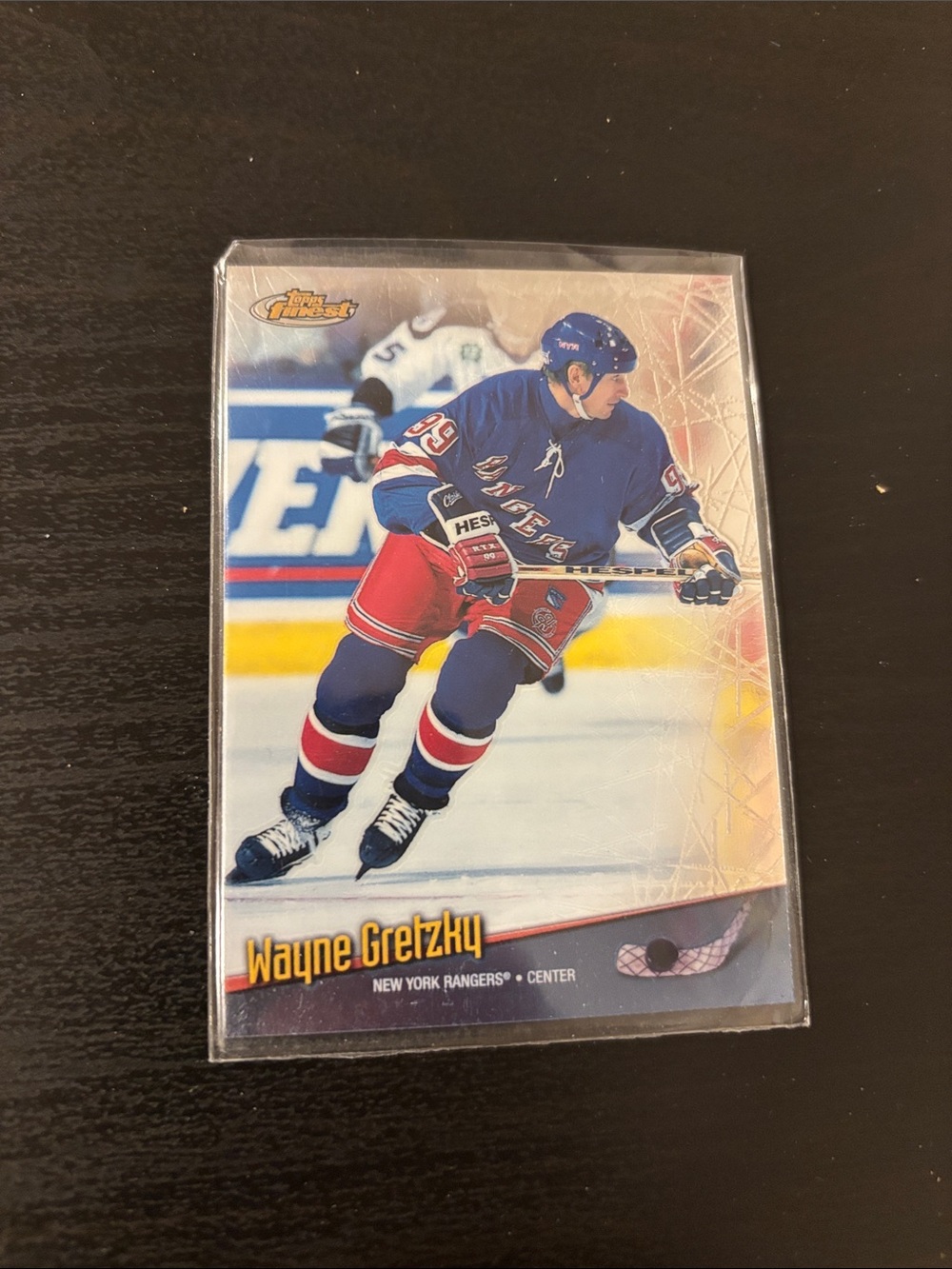 Topps Trading Card - Blue Red White Hockey Player